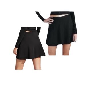 No Boundaries Elegant Black Skort
